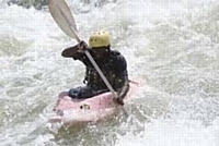 Kayaking the rapids